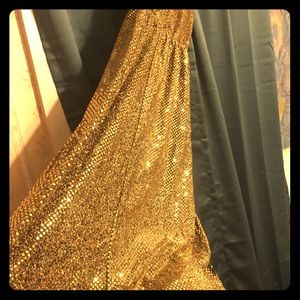 Evening gown vintage designer custom made